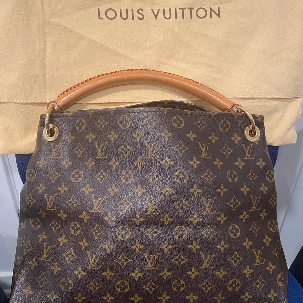 Louis Vuitton Monogram Brown and Tan Shoulder Bag